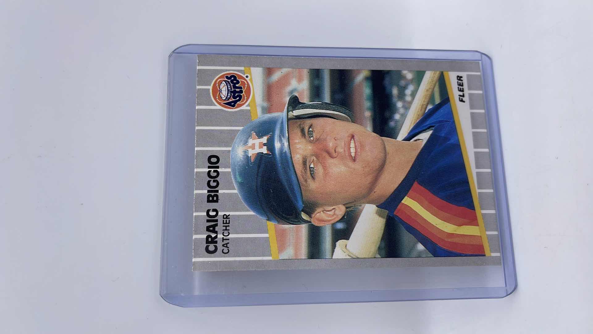 Photo 1 of 1989 CRAIG BIGGIO FLEER ROOKIE CARD 353