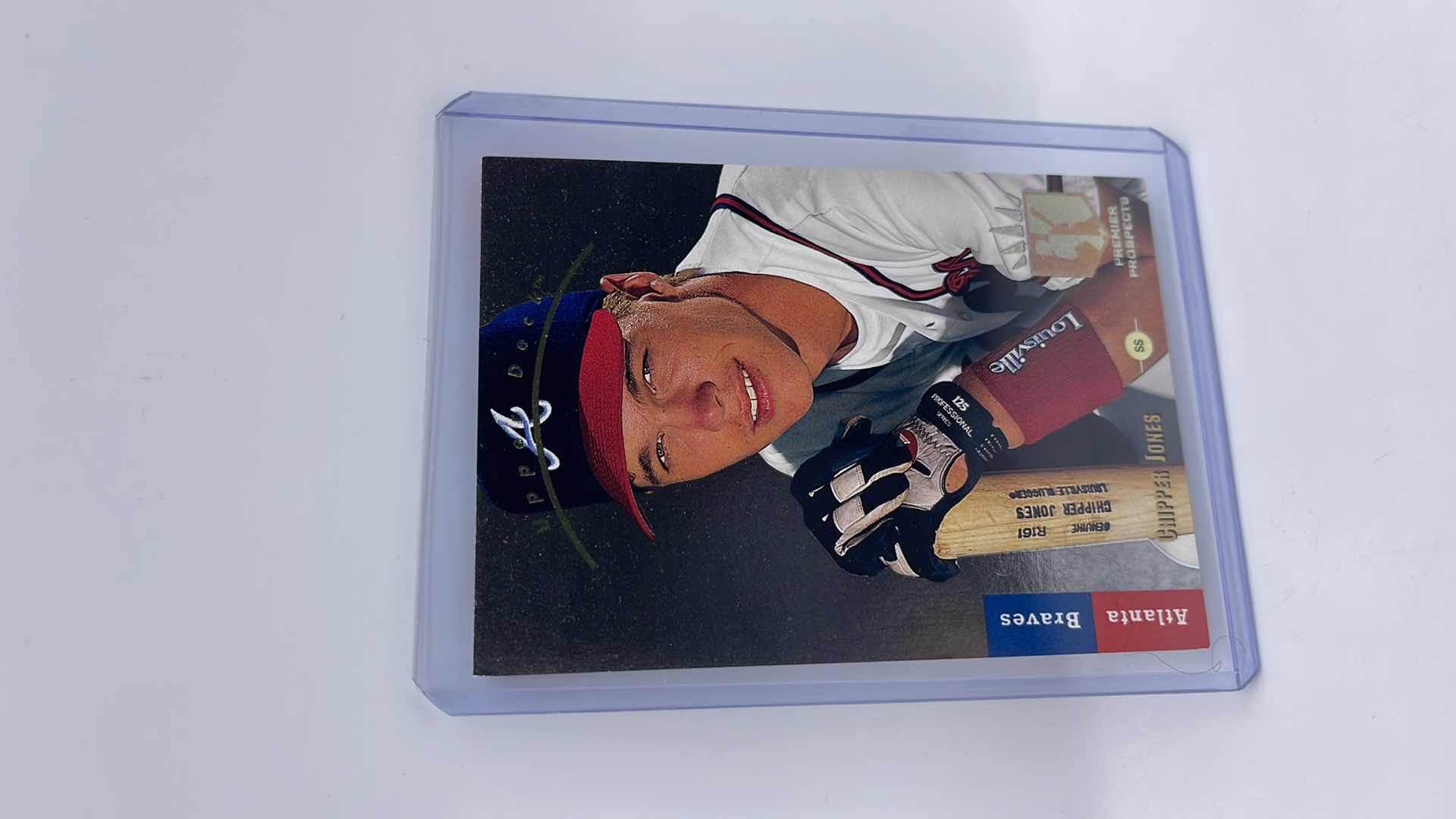 Photo 1 of RARE 1993 CHIPPER JONES UPPER DECK ROOKIE CARD 280