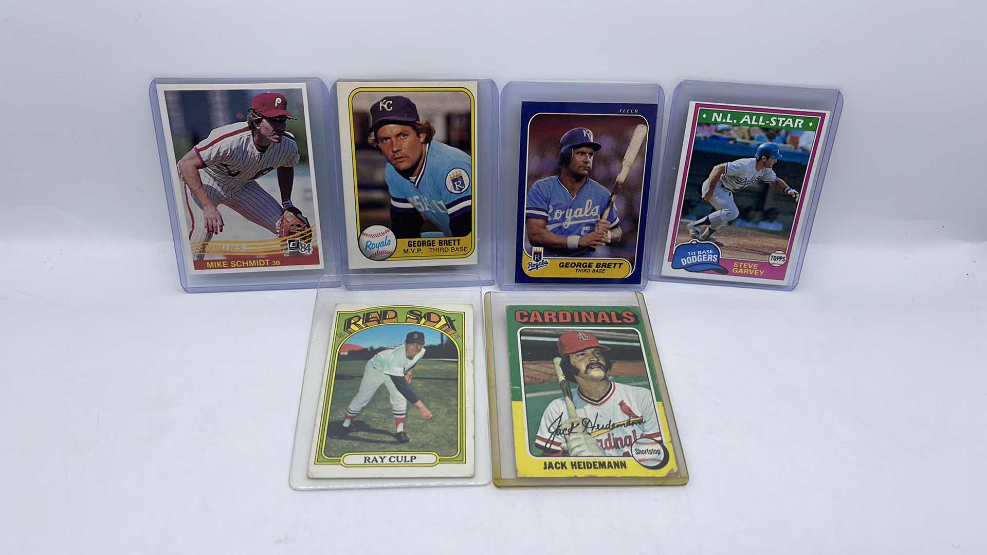 Photo 1 of 6 VINTAGE MLB LEGENDS COLLECTOR CARDS