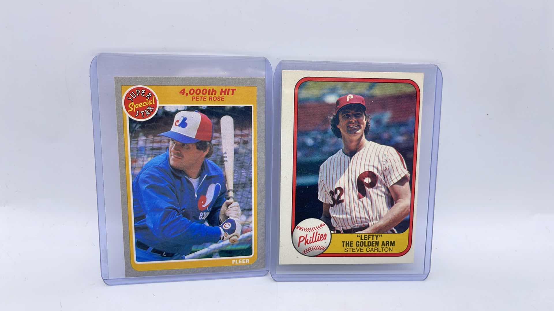 Photo 1 of PETE ROSE AND STEVE CARLTON COLLECTOR CARDS