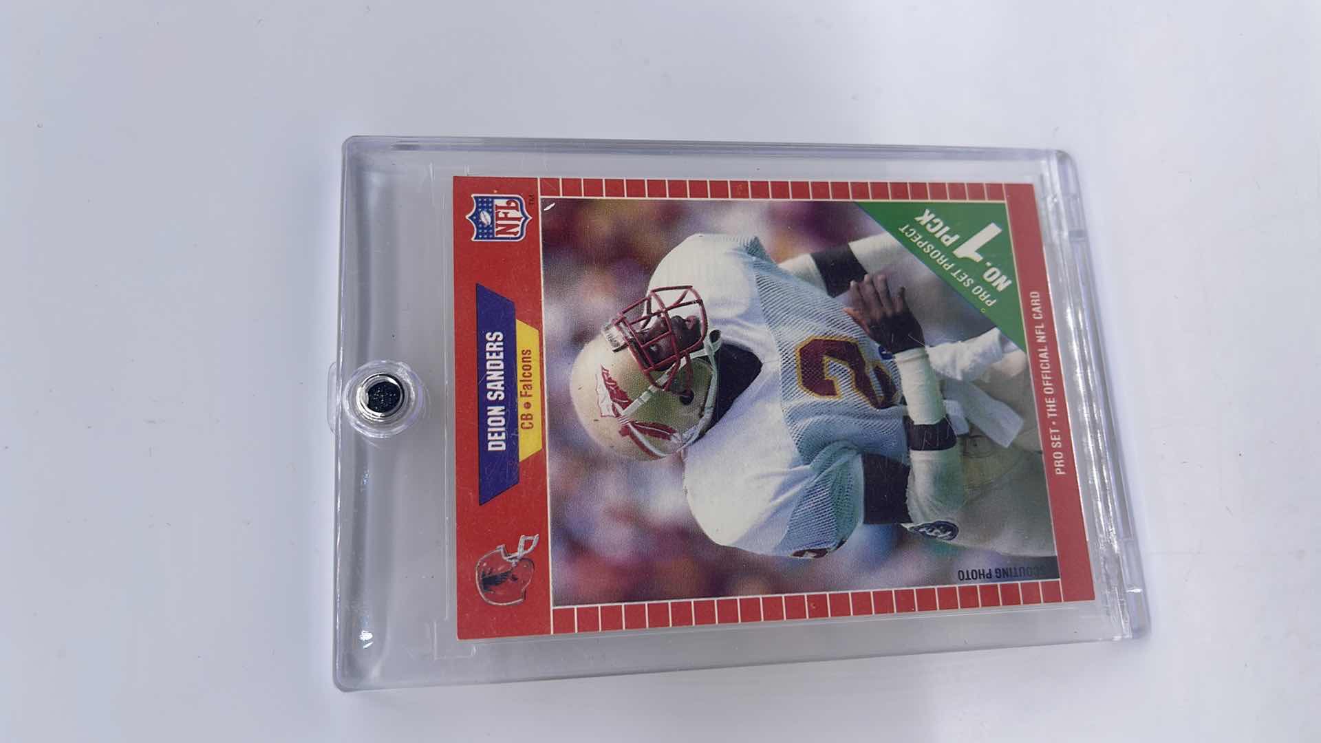 Photo 1 of 1989 DEION SANDERS PROSET ROOKIE CARD 486