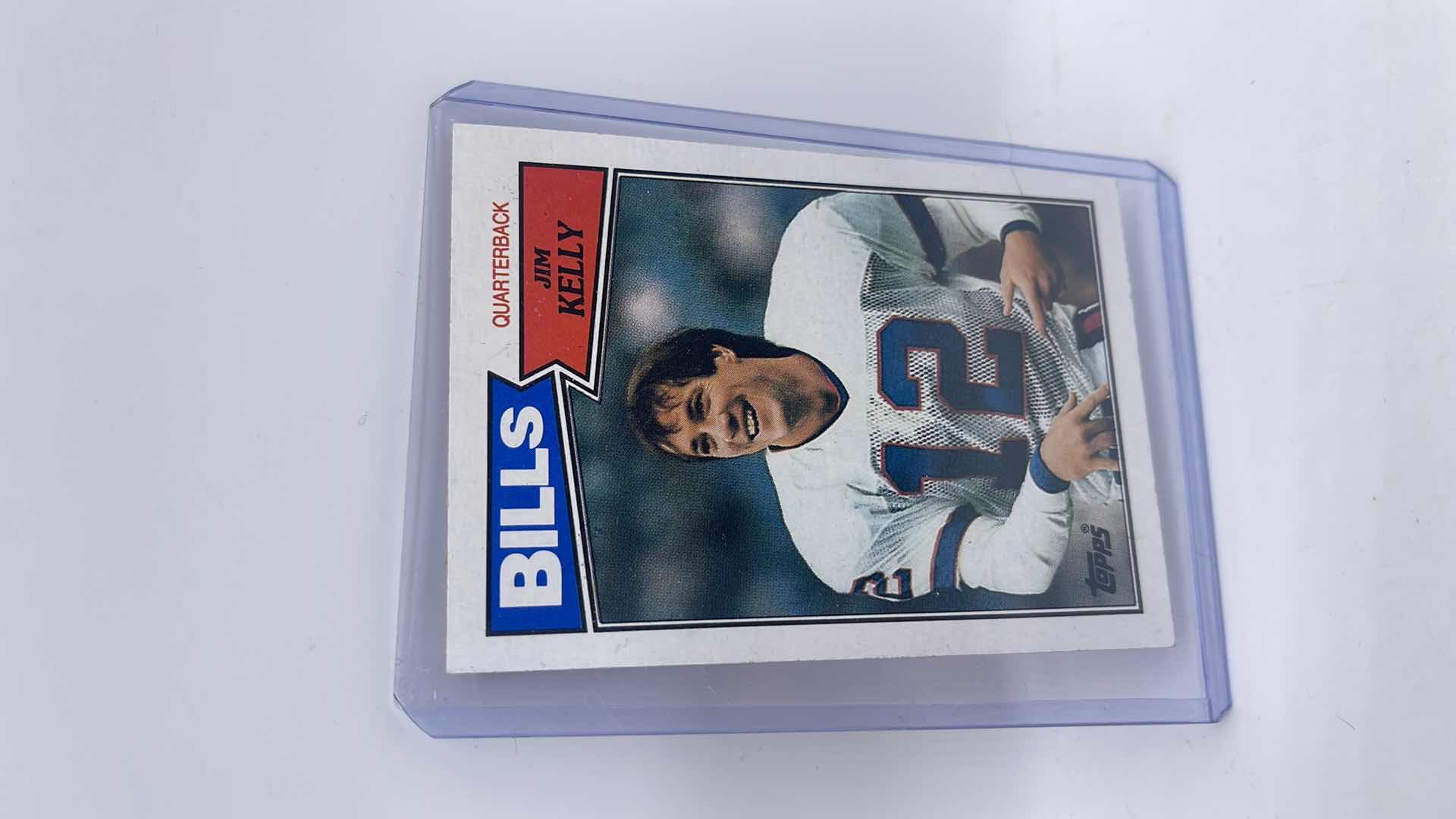 Photo 1 of RARE 1987 JIM KELLY TOPPS ROOKIE CARD 362