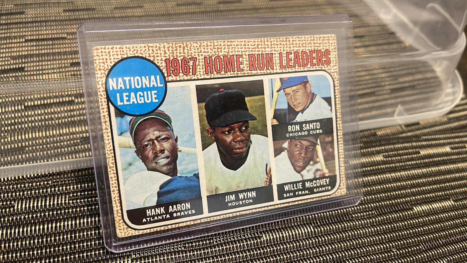 Photo 1 of 1968 HANK AARON TOPPS CARD 5