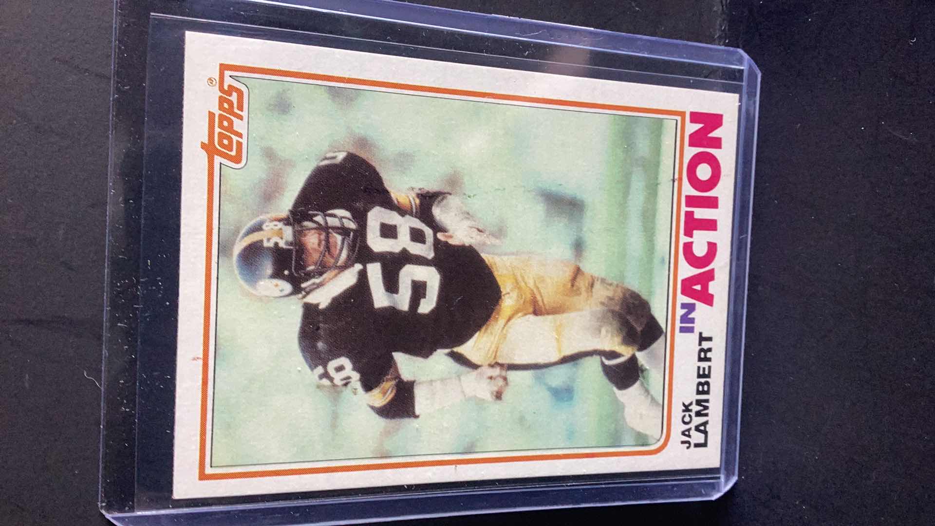 Photo 1 of 1982 JACK LAMBERT TOPPS #214