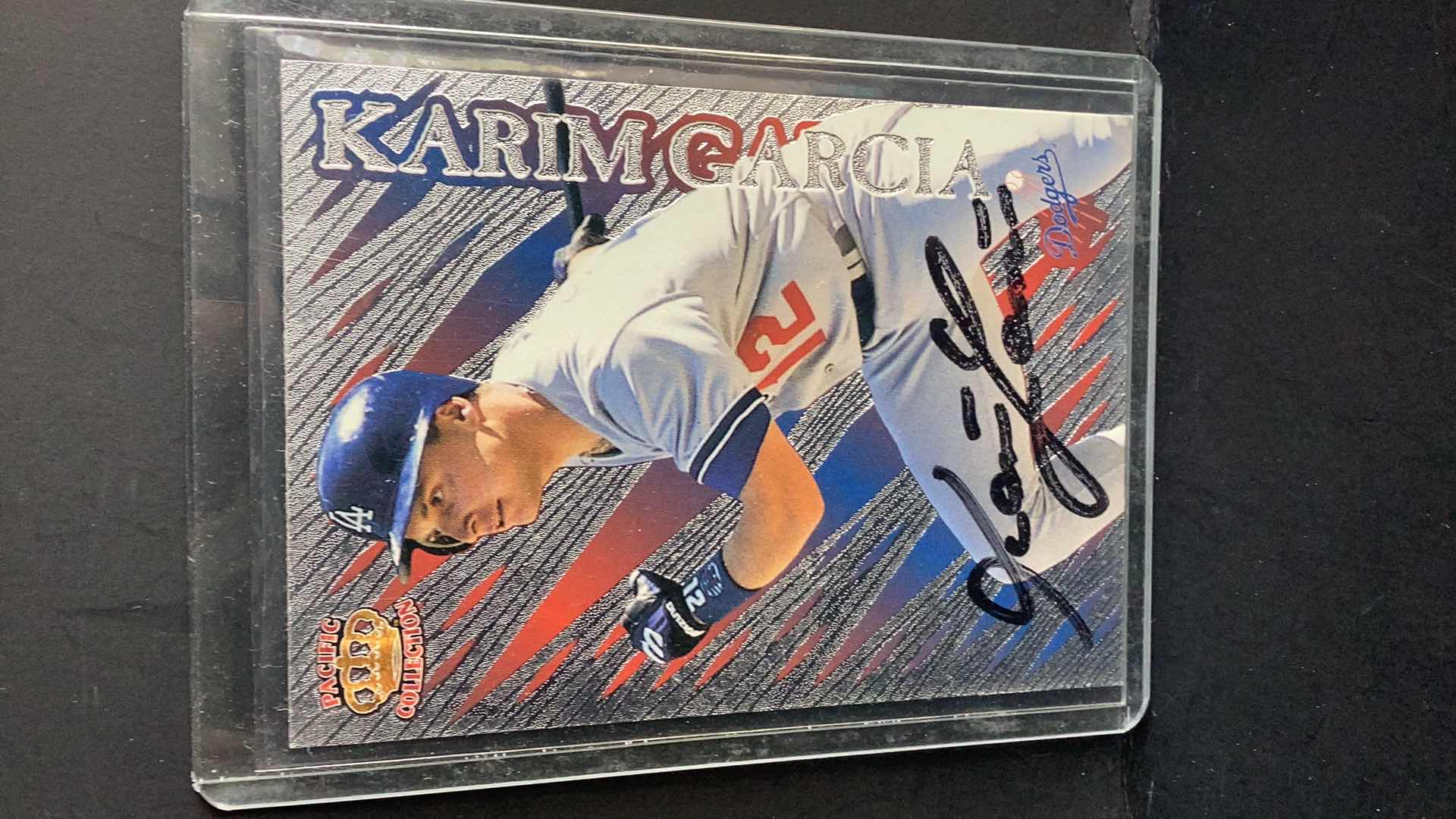 Photo 1 of 1996 KARIM GARCIA ROOKIE AUTOGRAPHED PACIFIC COLLECTION #P-33