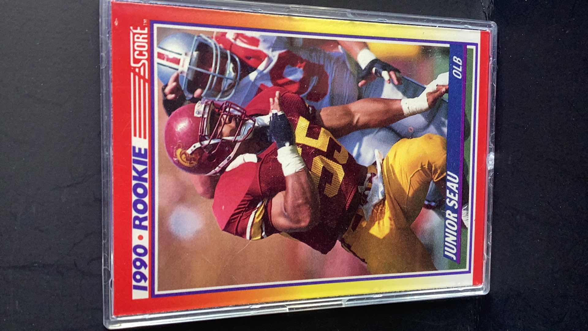 Photo 1 of 1990 JUNIOR SEAU ROOKIE SCORE #302