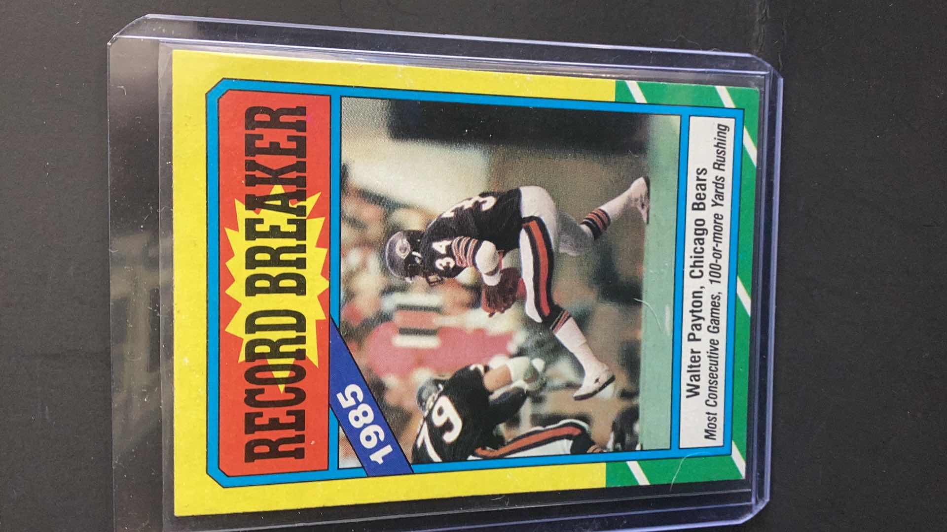 Photo 1 of 1986 WALTER PAYTON TOPPS #7