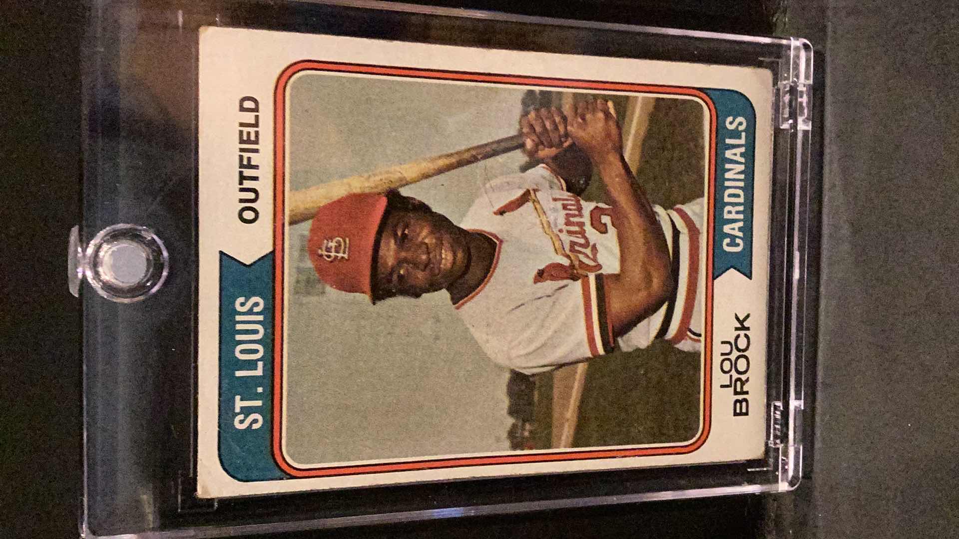 Photo 1 of 1974 LOU BROCK TOPPS #60