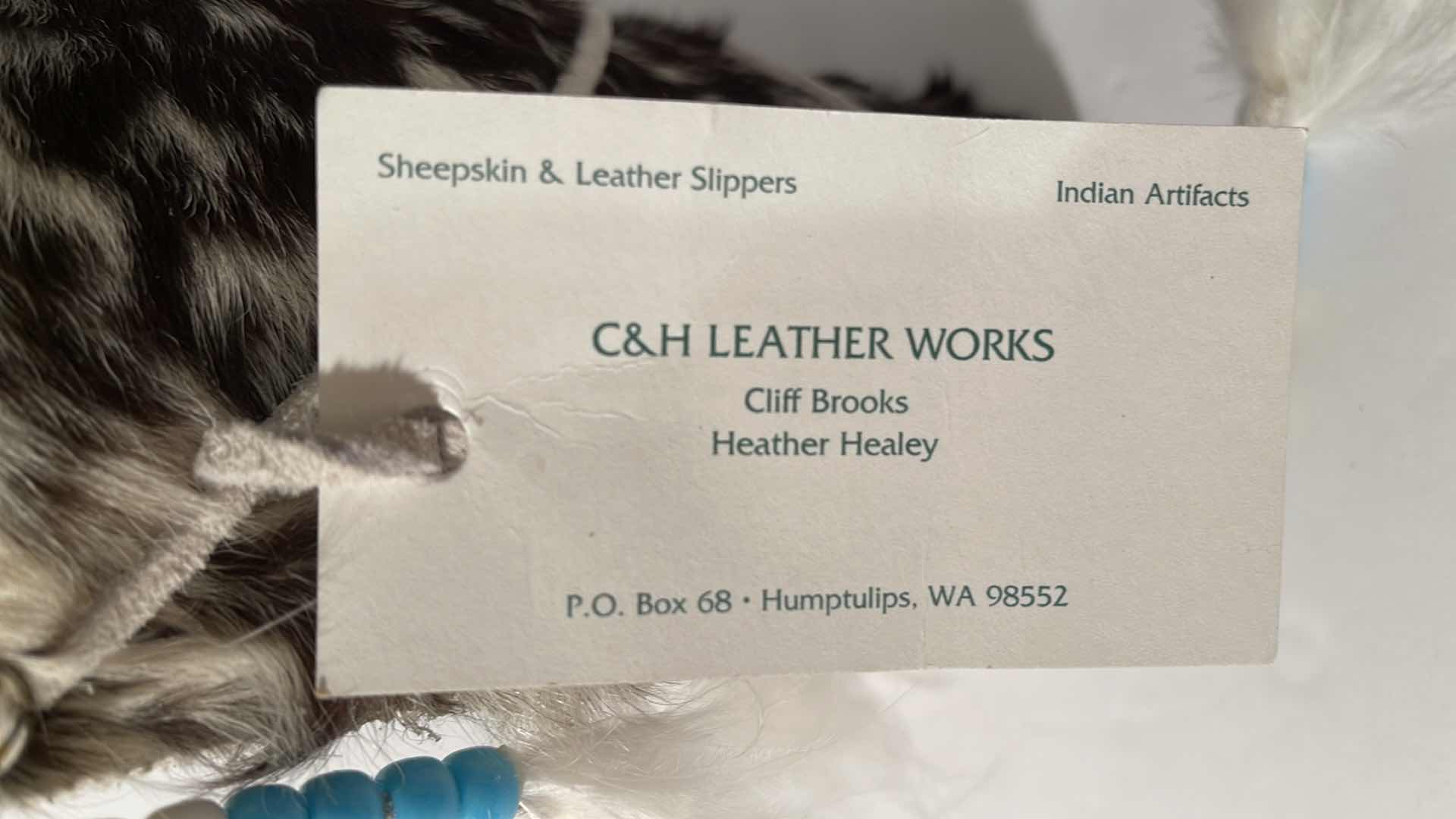 Photo 5 of C&H LEATHER WORKS CLIFF BROOKS & HEATHER HEALEY - GOAT FUR