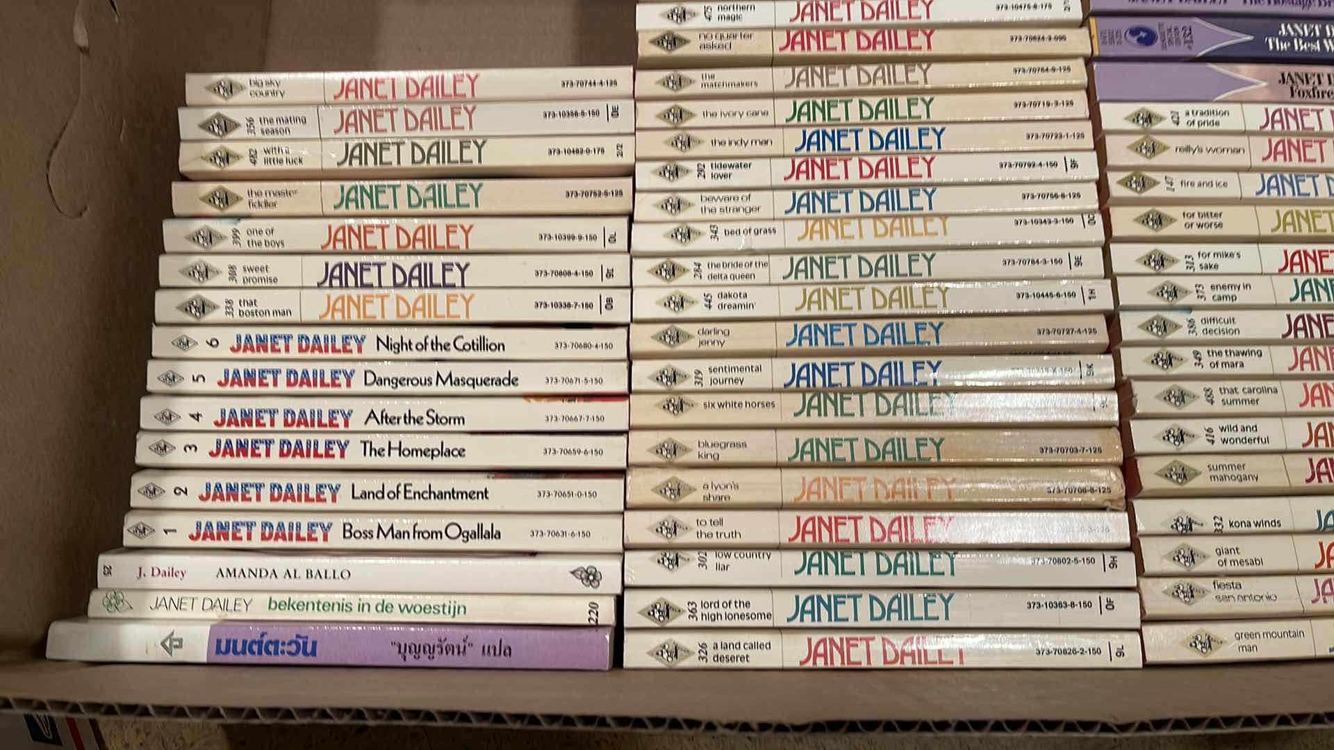 Photo 3 of VINTAGE HARLEQUIN PRESENT’S JANET DAILY ROMANCE NOVELS