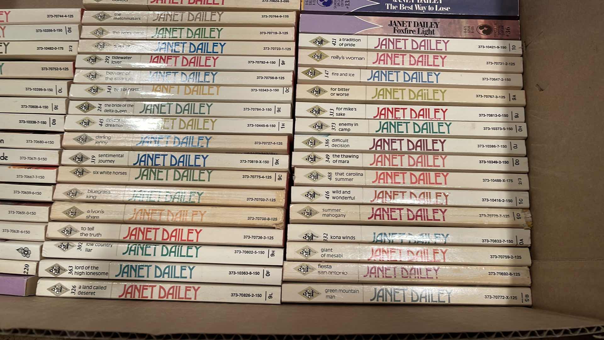 Photo 6 of VINTAGE HARLEQUIN PRESENT’S JANET DAILY ROMANCE NOVELS