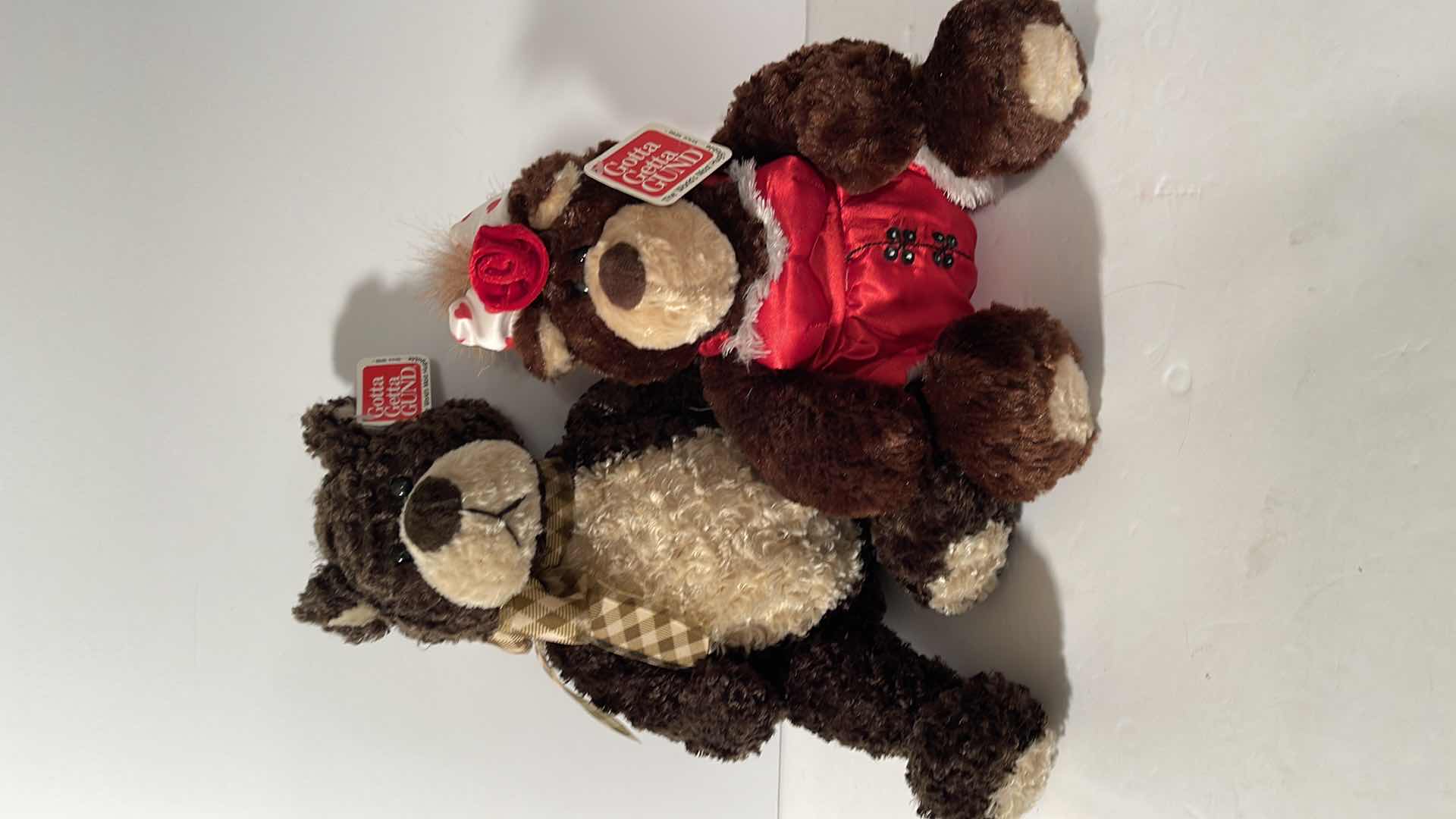 Photo 1 of GUND TEDDY BEAR BIXBY & ROMANTIC  BEAR MY NAME IS “DEBUTANTE JE M’APPELLE  PLUSH BEAR.  BY GUND 