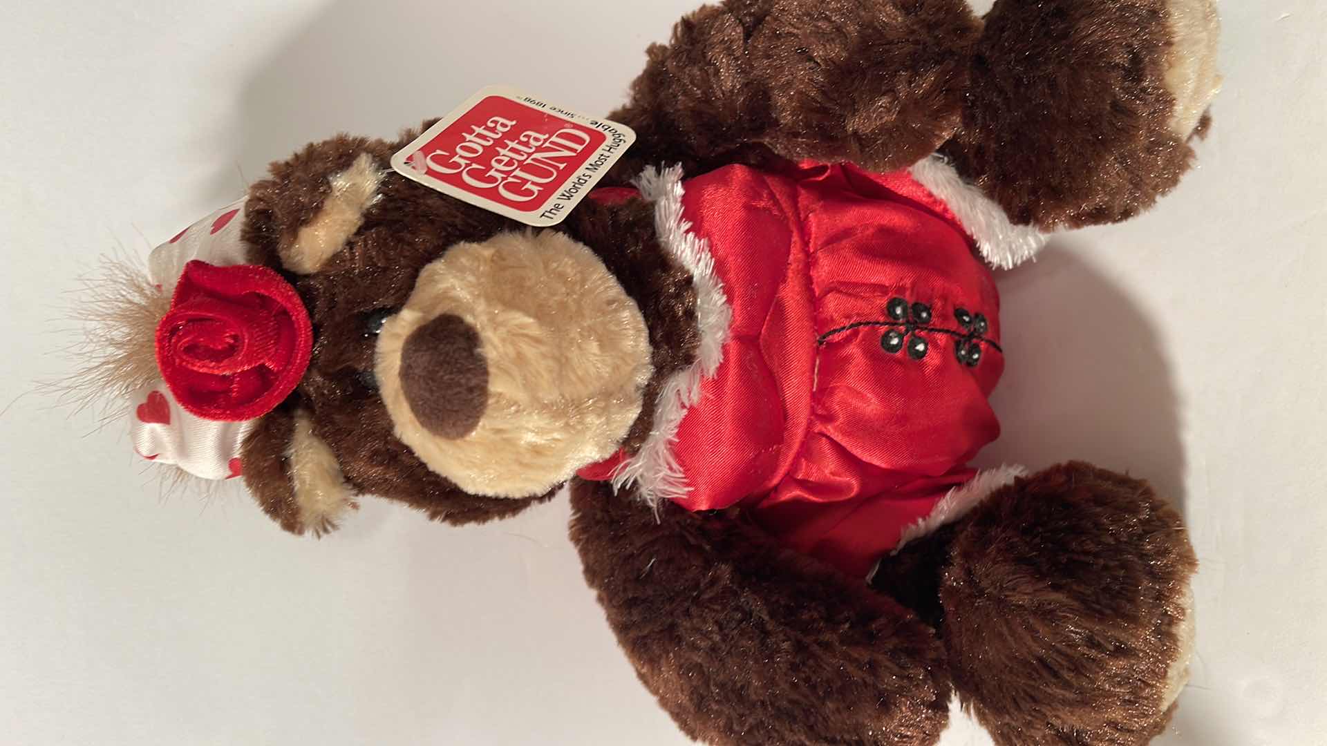 Photo 3 of GUND TEDDY BEAR BIXBY & ROMANTIC  BEAR MY NAME IS “DEBUTANTE JE M’APPELLE  PLUSH BEAR.  BY GUND 