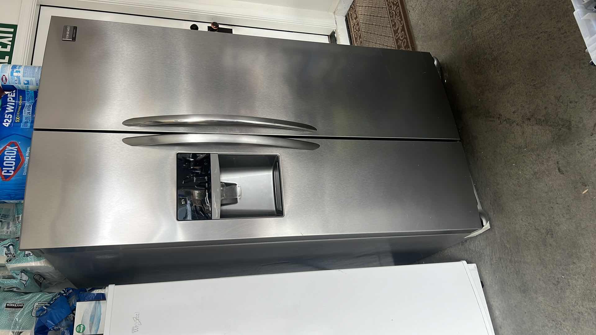 Photo 2 of FRIGIDAIRE STAINLESS STEEL SIDE BY SIDE REFRIGERATOR FREEZER (CONTENTS NOT INCLUDED)