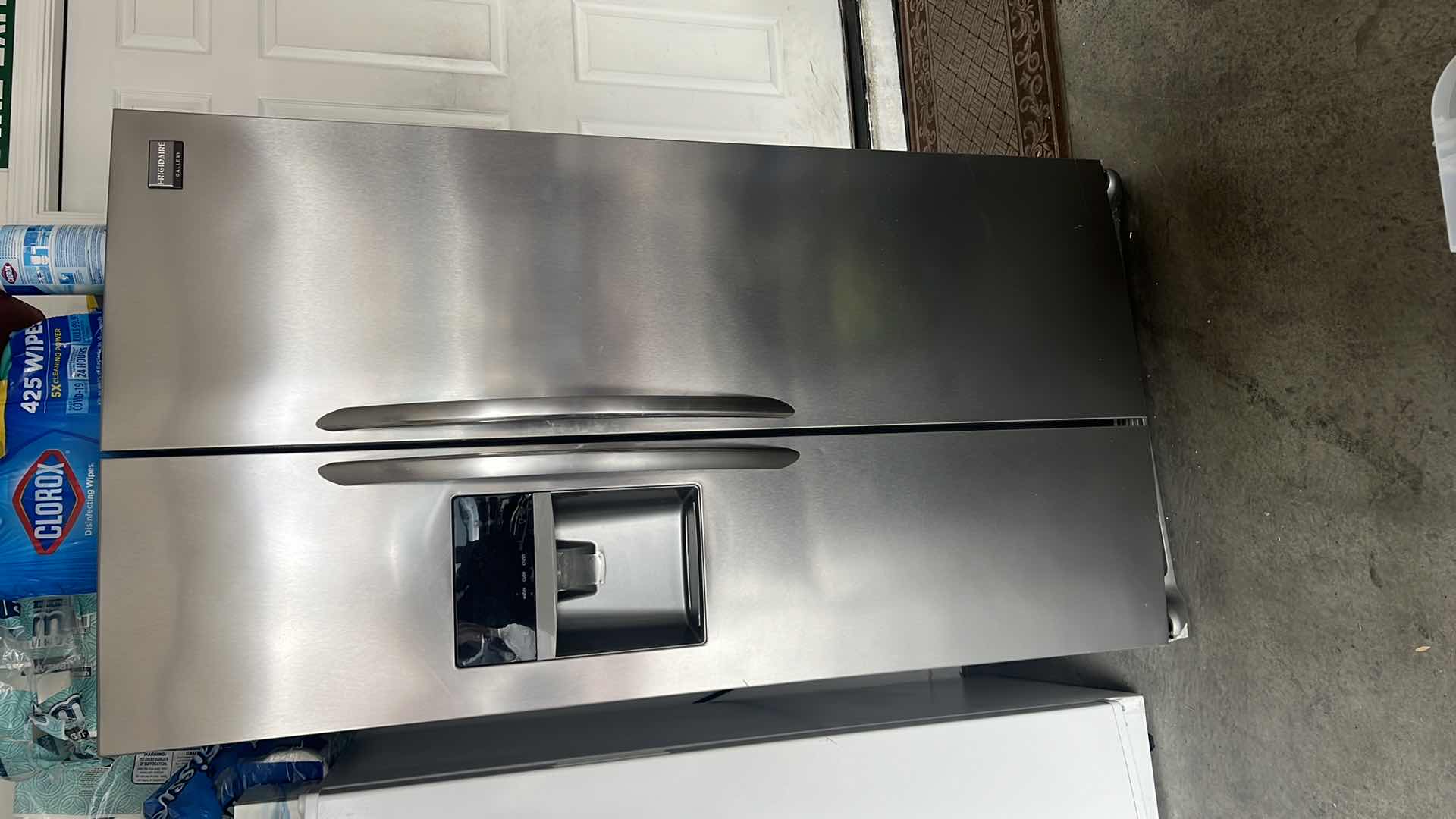 Photo 1 of FRIGIDAIRE STAINLESS STEEL SIDE BY SIDE REFRIGERATOR FREEZER (CONTENTS NOT INCLUDED)