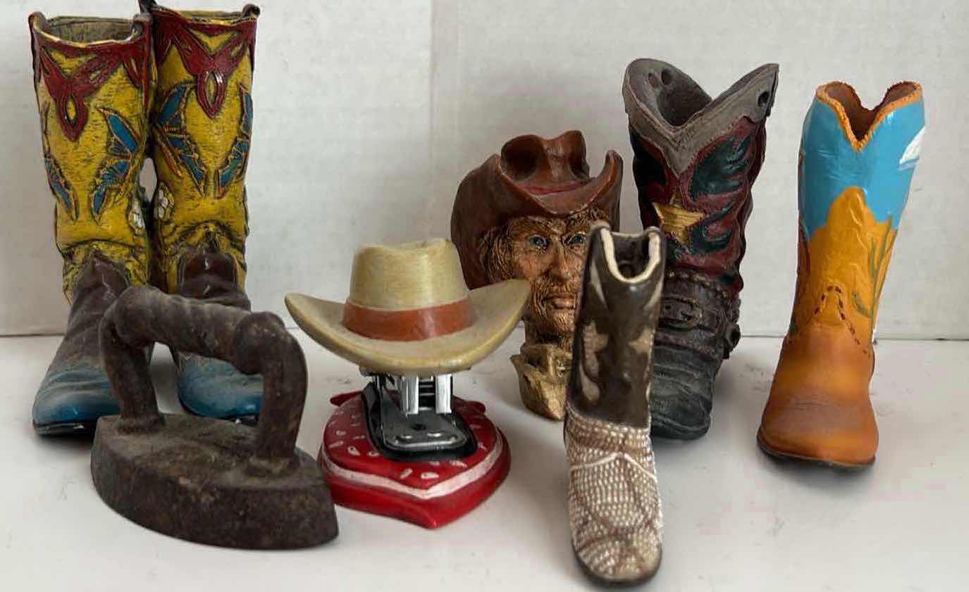 Photo 1 of 7-WESTERN FIGURINES (TALLEST H5”)