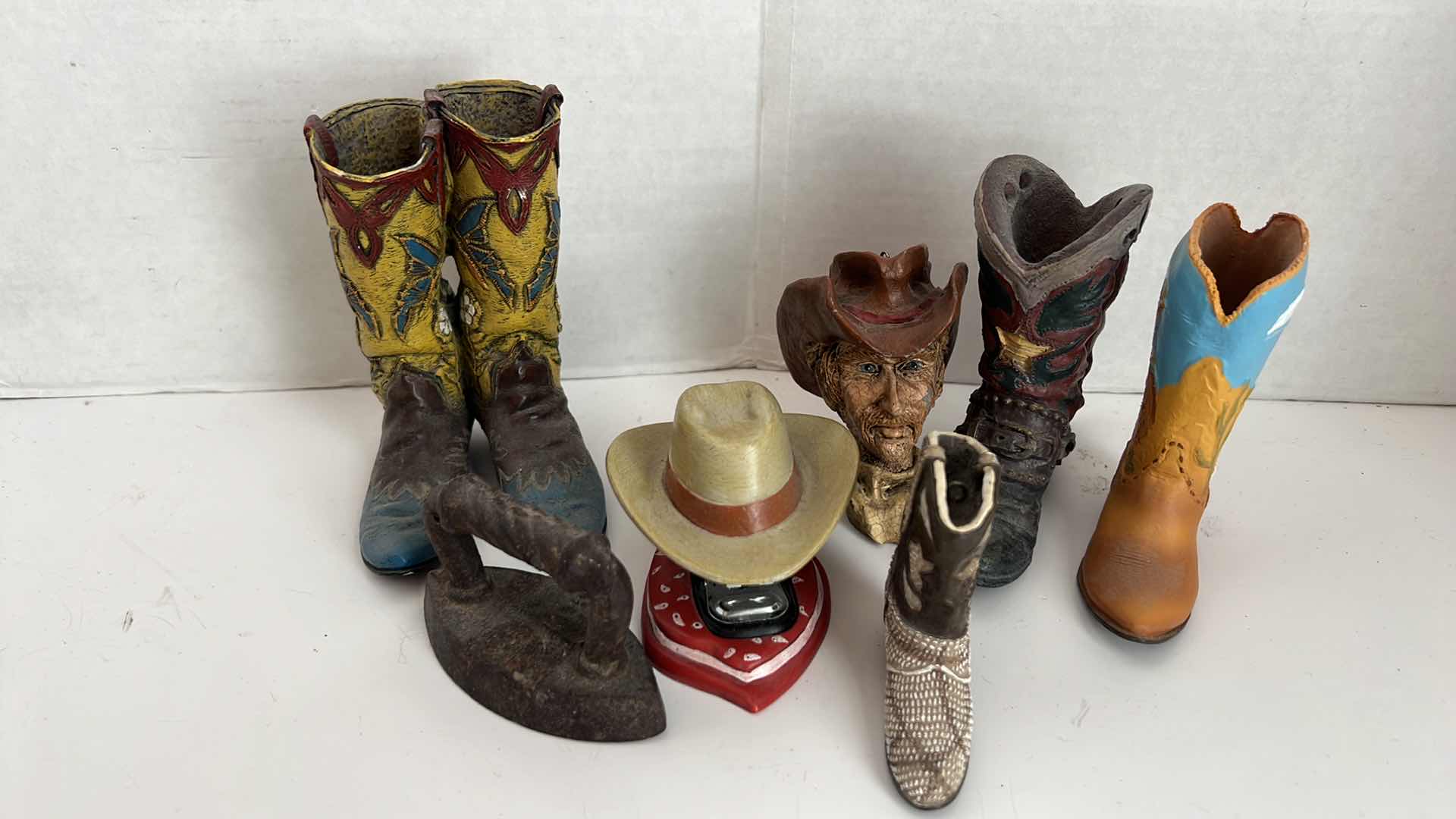 Photo 2 of 7-WESTERN FIGURINES (TALLEST H5”)