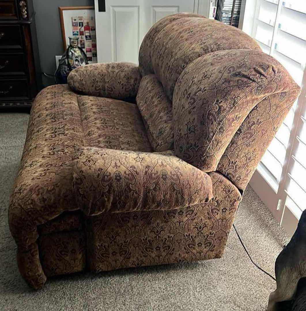 Photo 2 of OVERSIZED ELECTRIC RECLINING UPHOLSTERED ARM CHAIR W56”