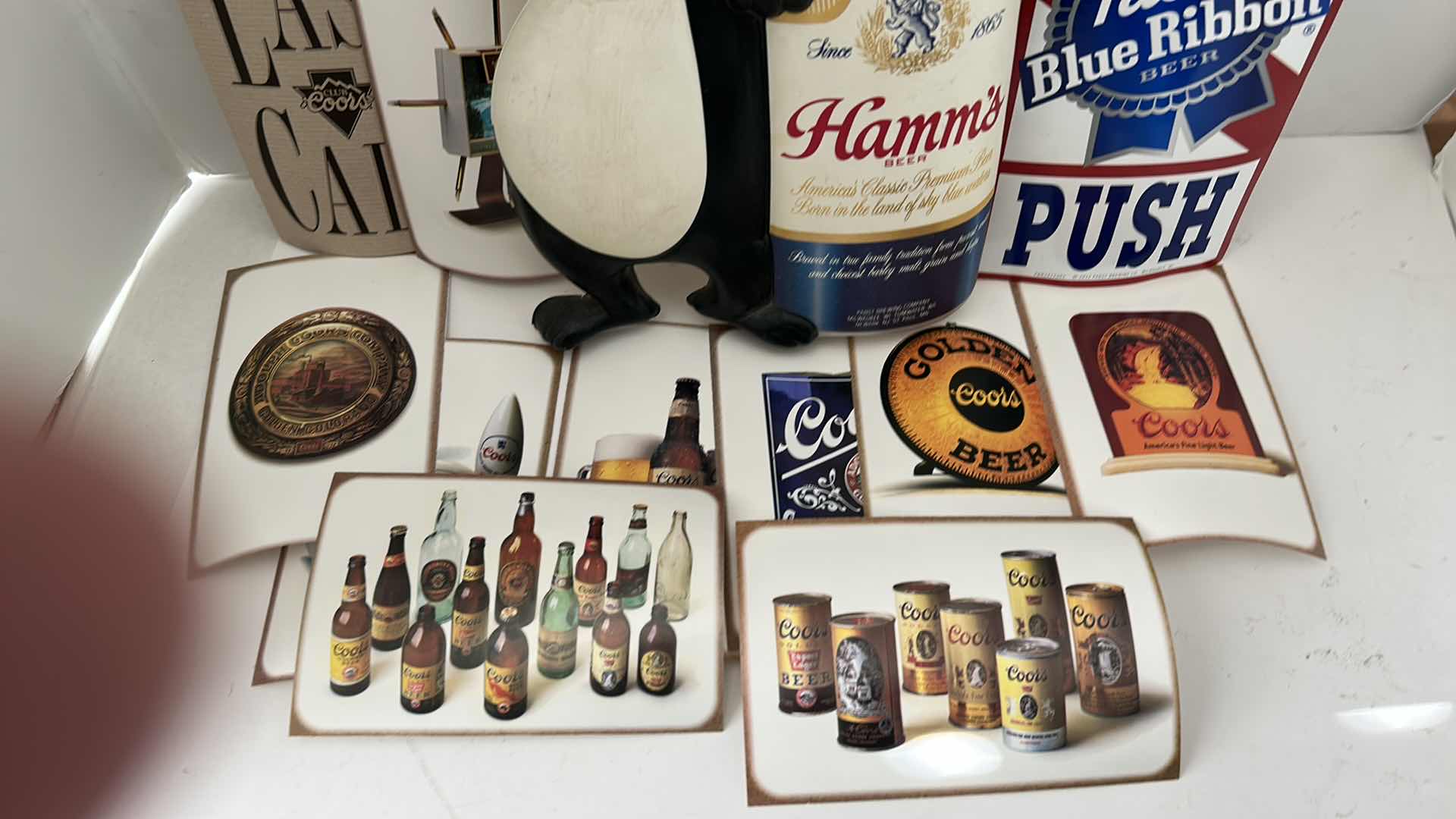 Photo 3 of BEER POSTCARDS, DECALS AND HAMMS BEAR