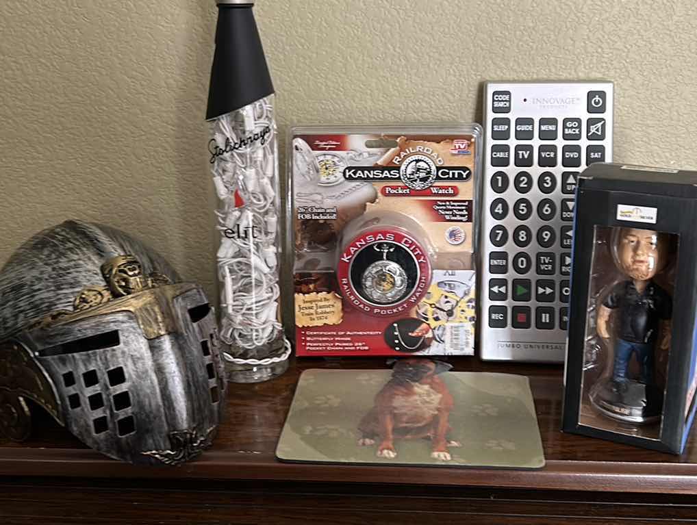 Photo 9 of ECLECTIC ASSORTMENT - PAWN STARS , BOXER MOUSE PAD, KNIGHTS HELMET AND MORE