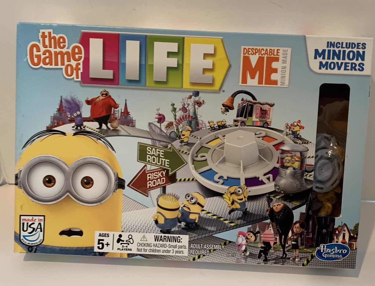 Photo 1 of GAME OF LIFE DESPICABLE ME EDITION INCLUDES MINION MOVERS