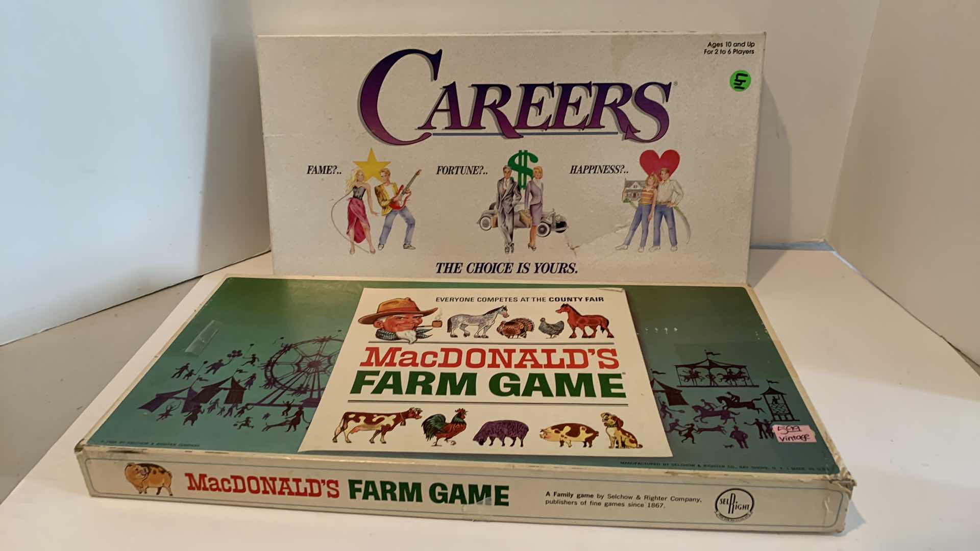 Photo 1 of VINTAGE MACDONALD’S FARM GAME 1965 AND CAREERS GAME