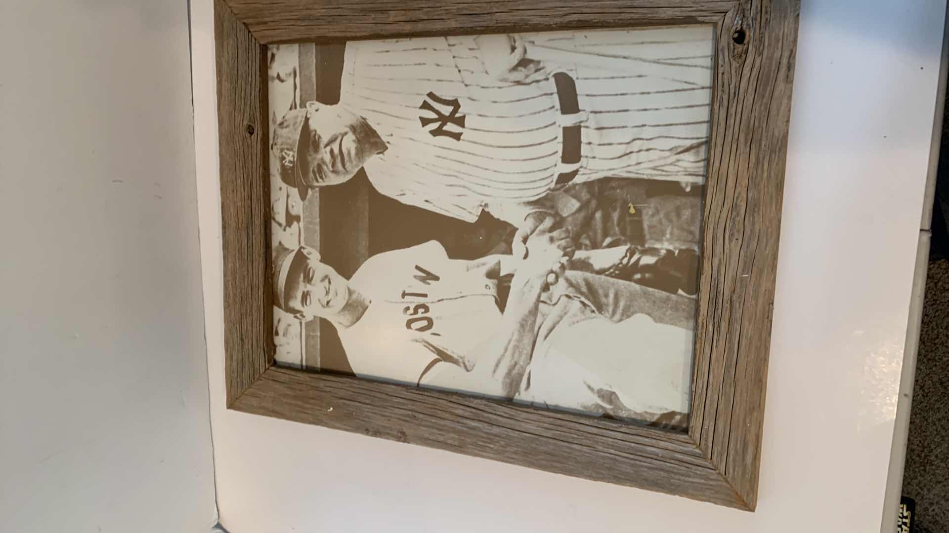 Photo 1 of BABE RUTH AND TED WILLIAMS PRINT 14” X 17”