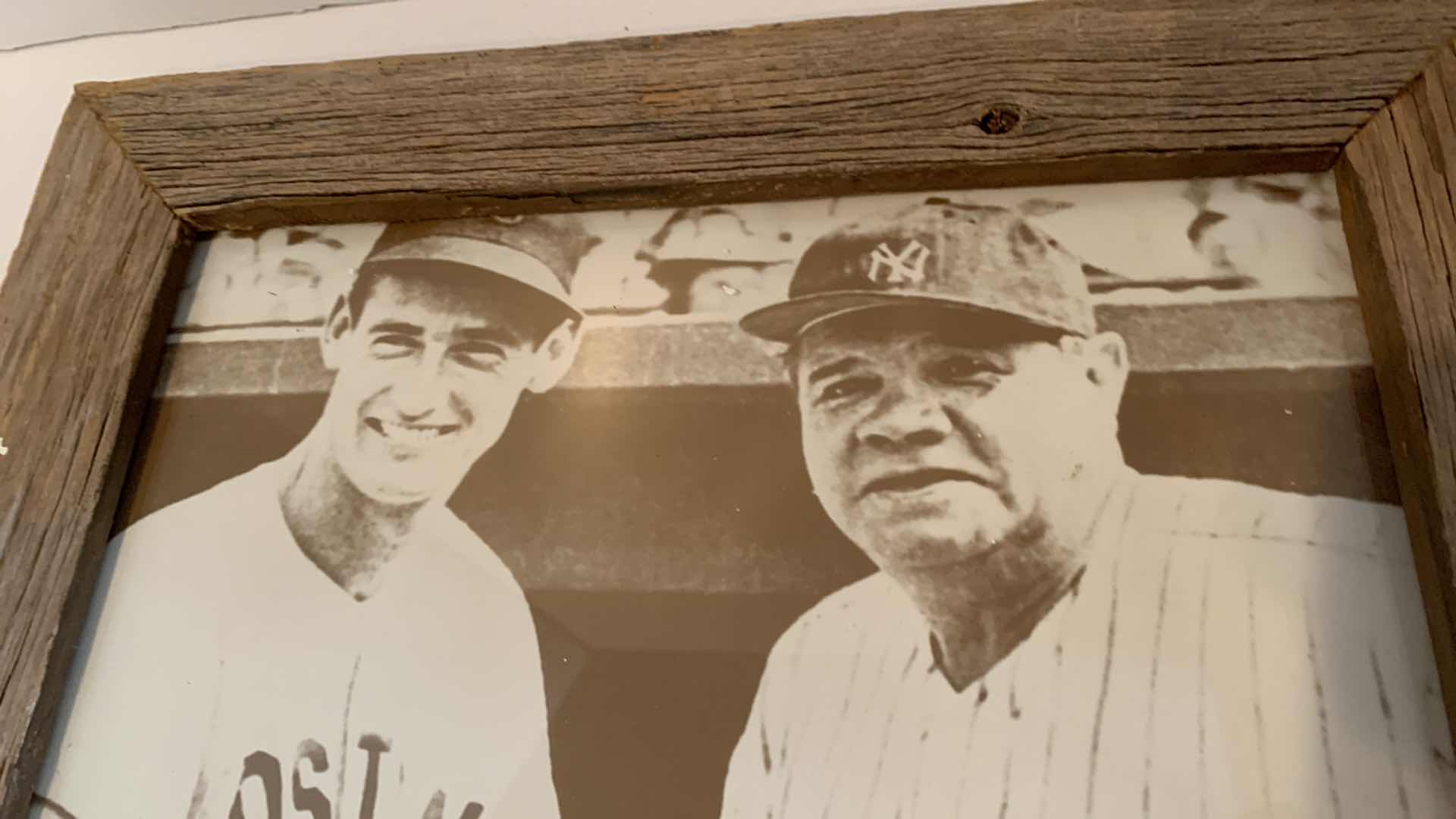 Photo 2 of BABE RUTH AND TED WILLIAMS PRINT 14” X 17”