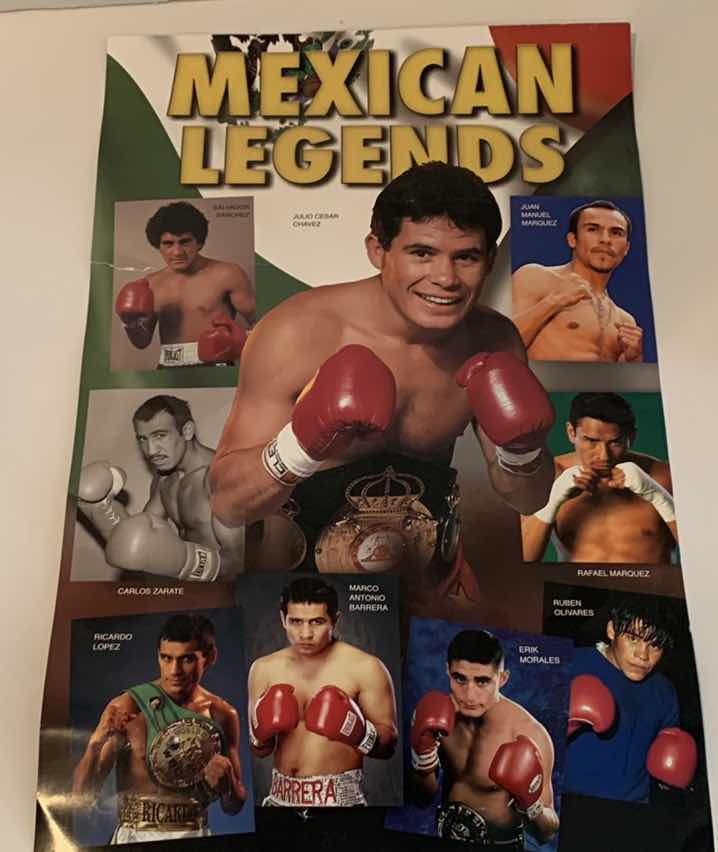 Photo 1 of MEXICAN BOXING LEGENDS POSTER 2010 11” X 17”