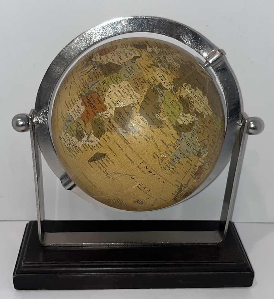 Photo 3 of TARGET HOME BRAND TABLETOP GLOBE ON STAND 3.5” X 9.5” H10.5”