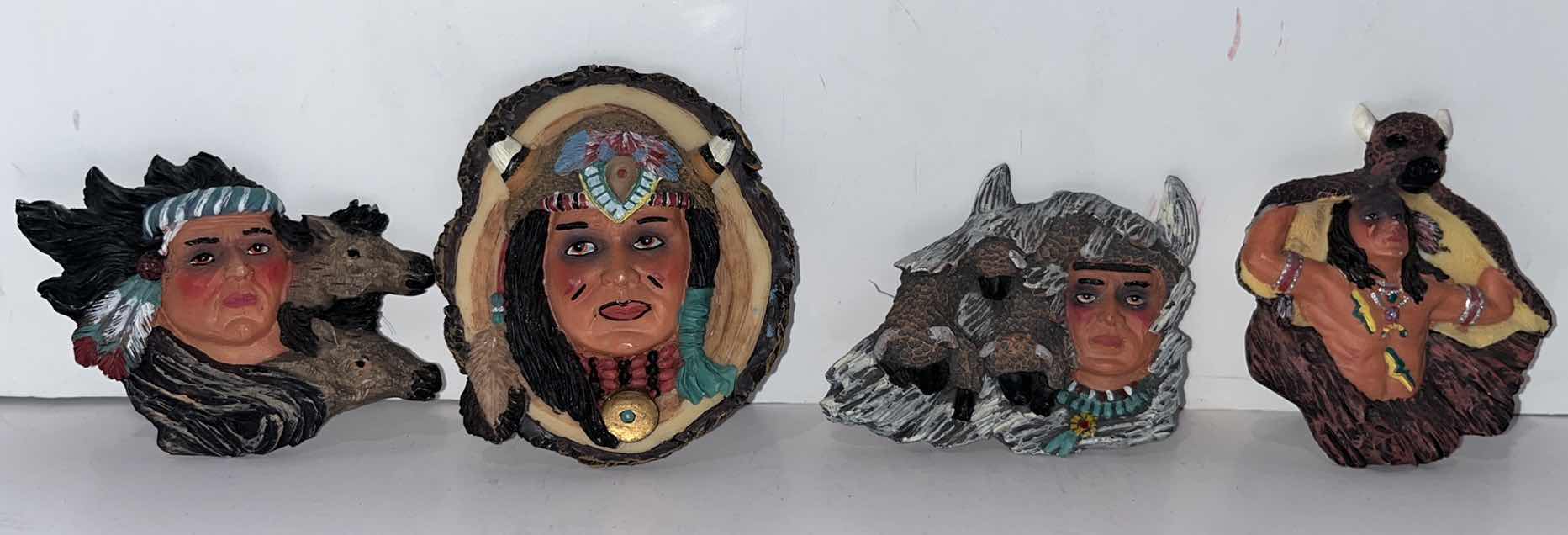 Photo 1 of NATIVE AMERICAN MAGNET SET (4)