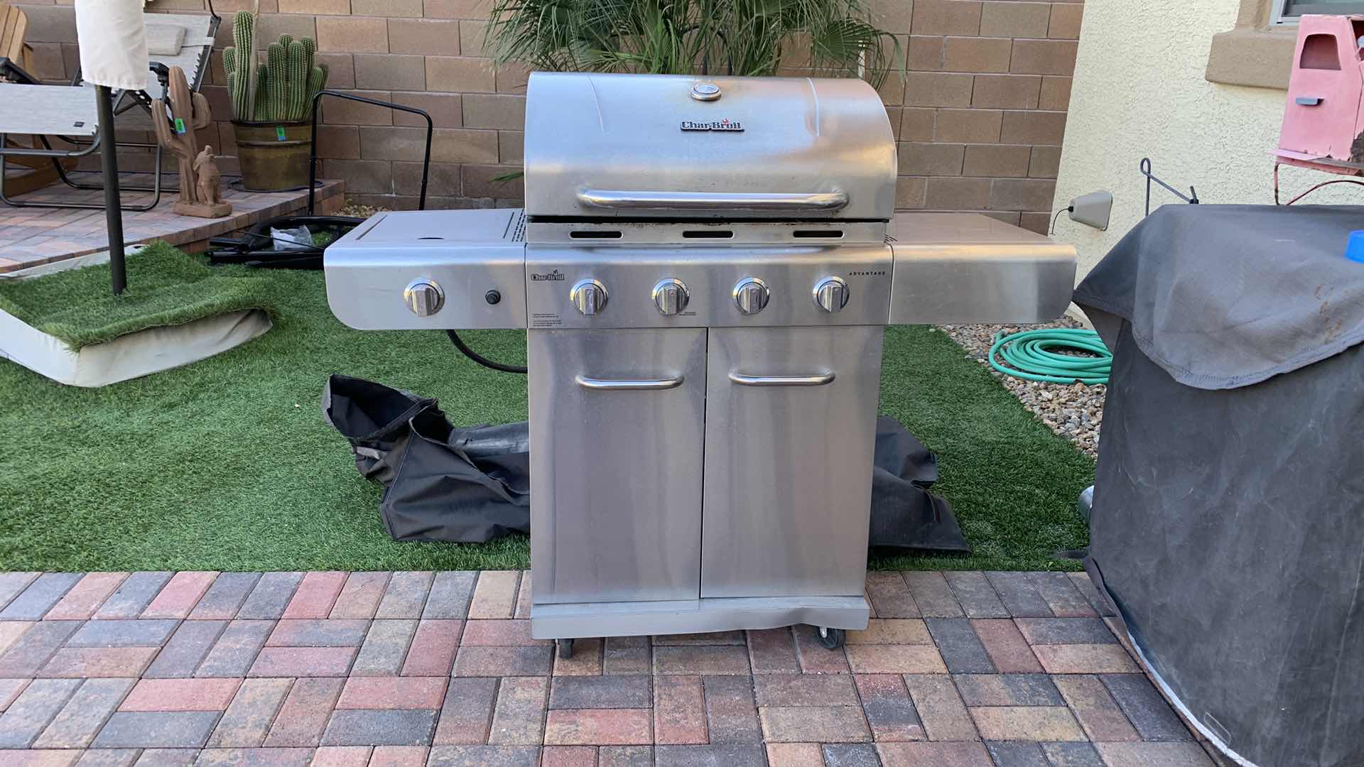 Photo 1 of CHARGRILL ADVANTAGE 4 BURNER GRILL WITH SIDE BURNER AND COVER