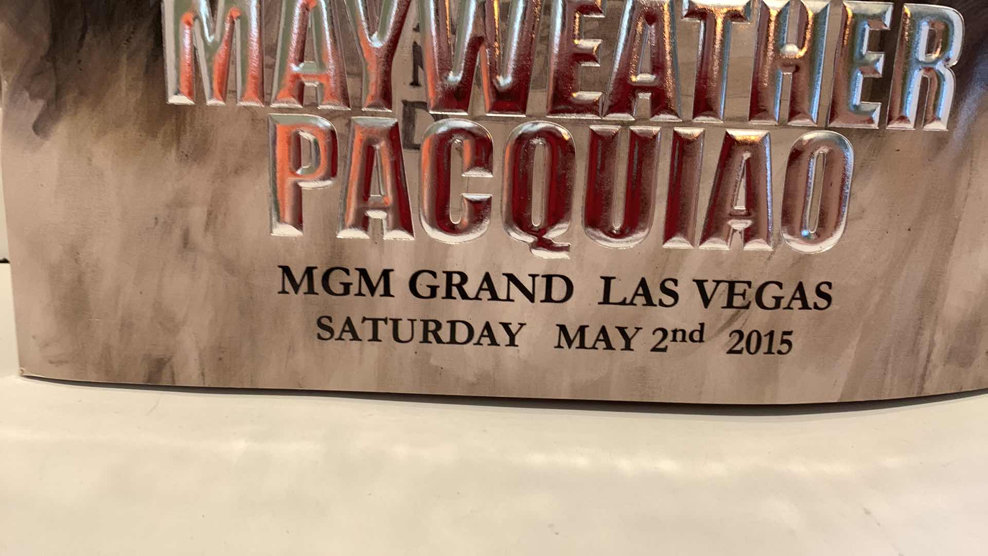 Photo 4 of BOXING 2015 OFFICIAL PROGRAM MAYWEATHER VERSUS PACQUIAO 2015