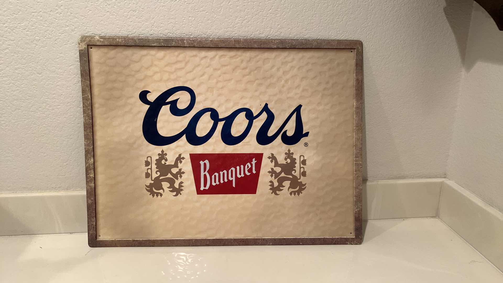 Photo 1 of COORS BANQUET BEER METAL WALL ART