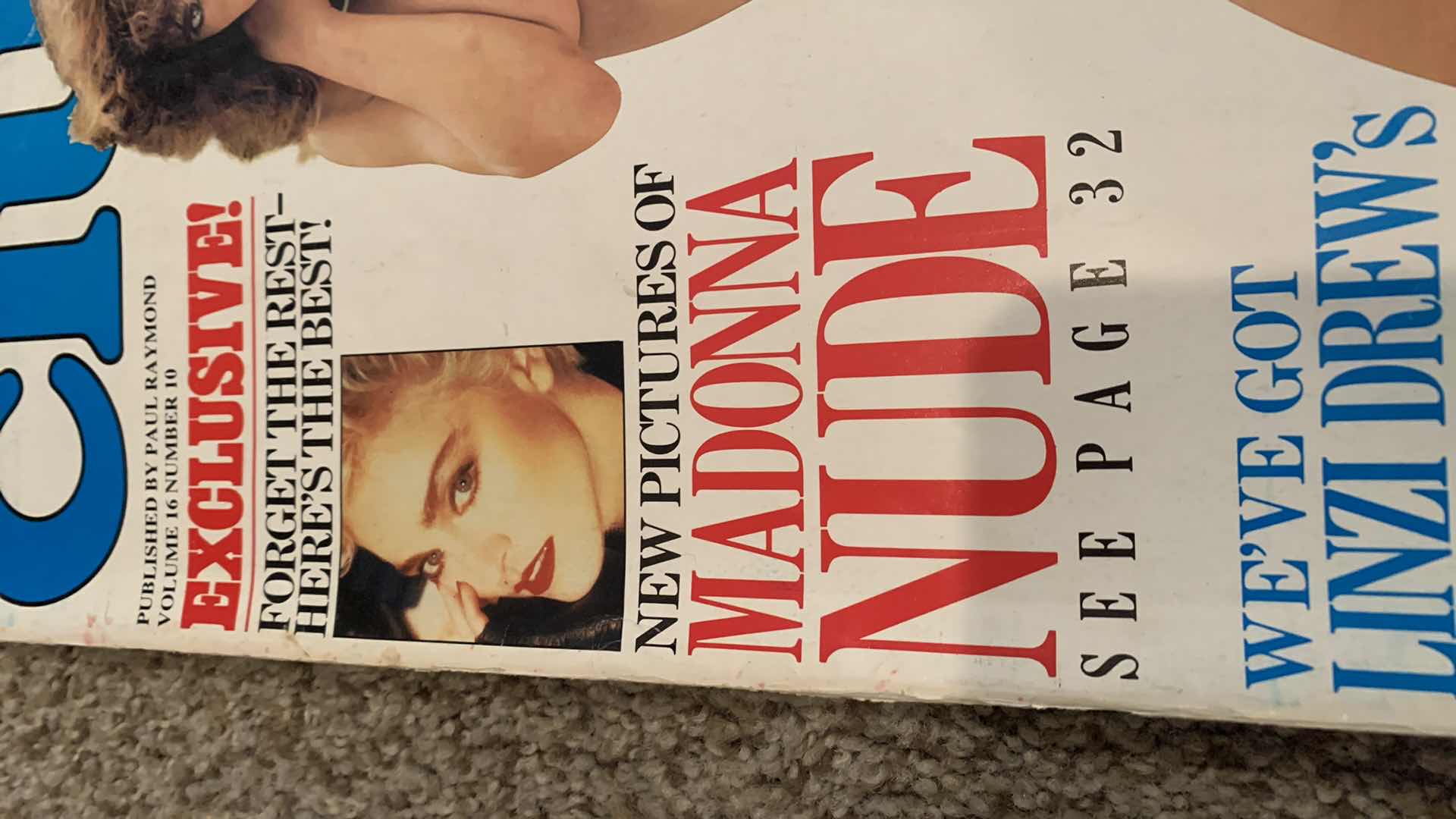 Photo 3 of CLUB INTERNATIONAL MAGAZINE MADONNA NUDE