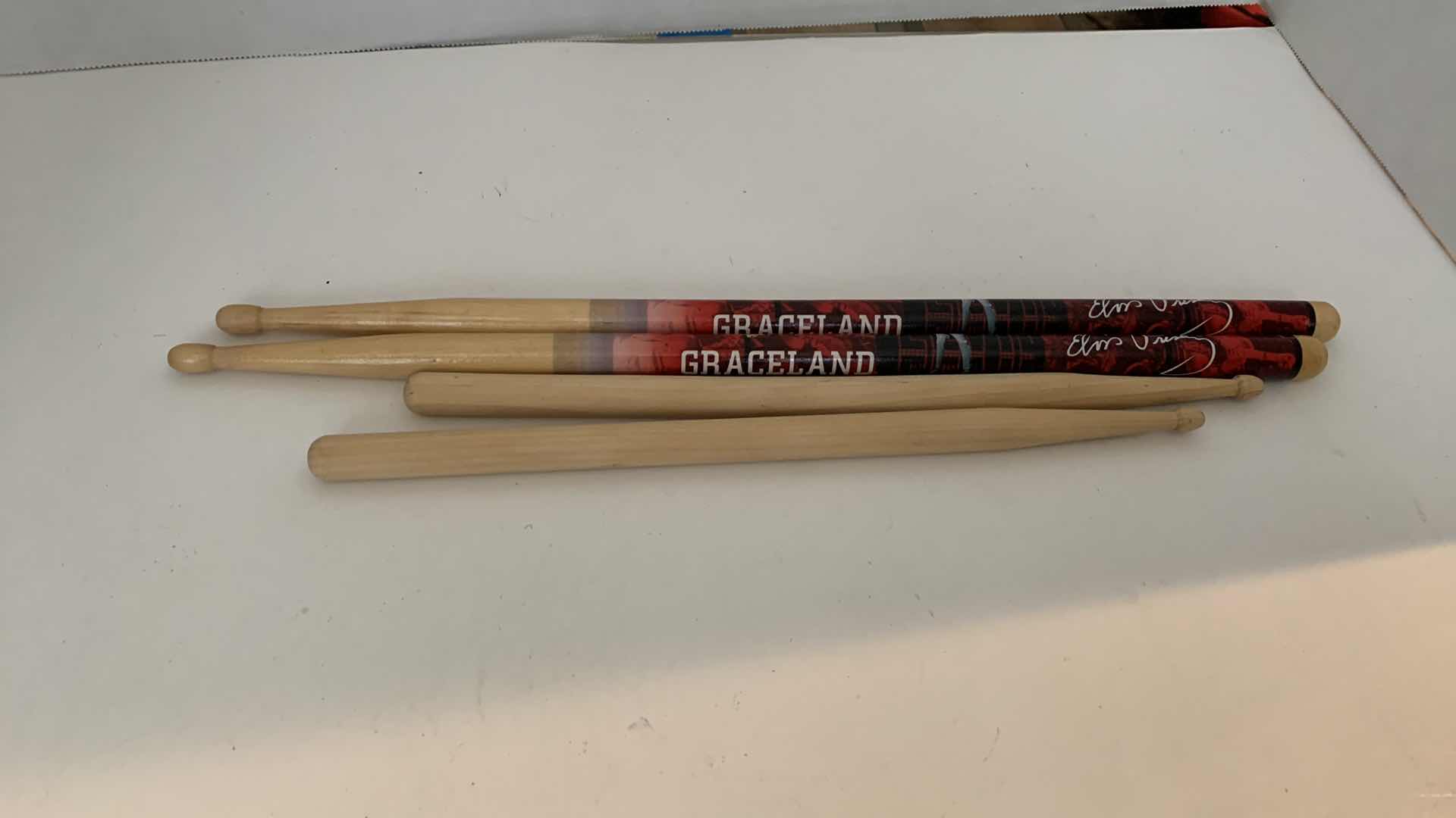 Photo 1 of 4 PCS DRUMSTICKS GRACELAND ELVIS