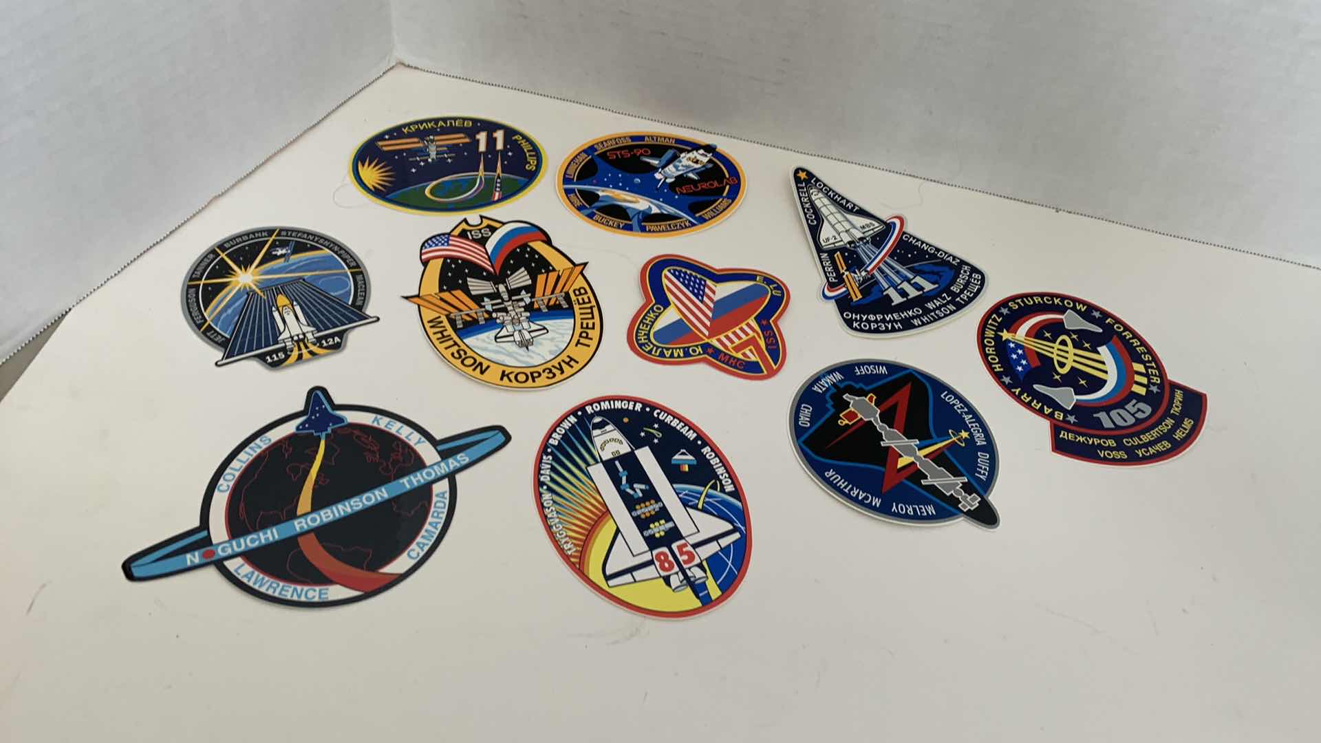 Photo 1 of 10 PCS SPACE SHUTTLE STICKERS