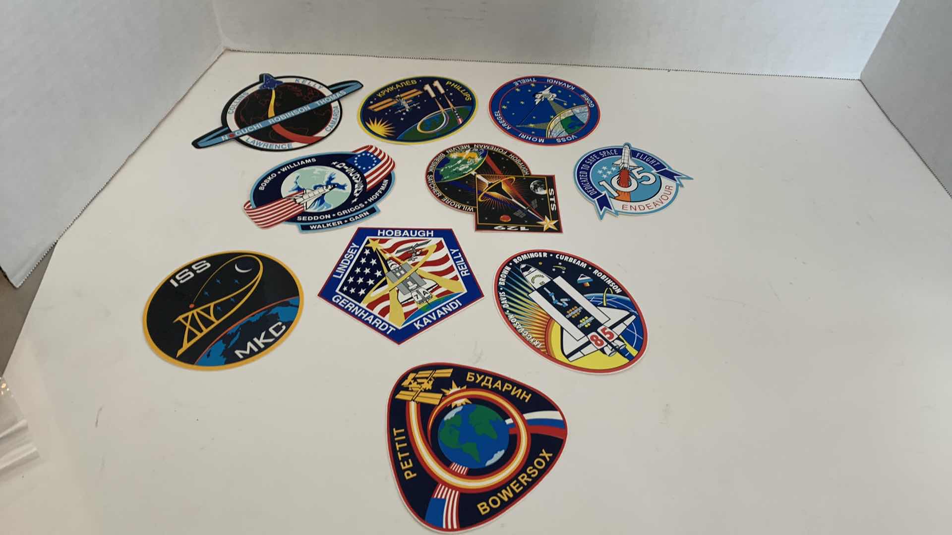 Photo 1 of 10 PCS SPACE SHUTTLE STICKERS