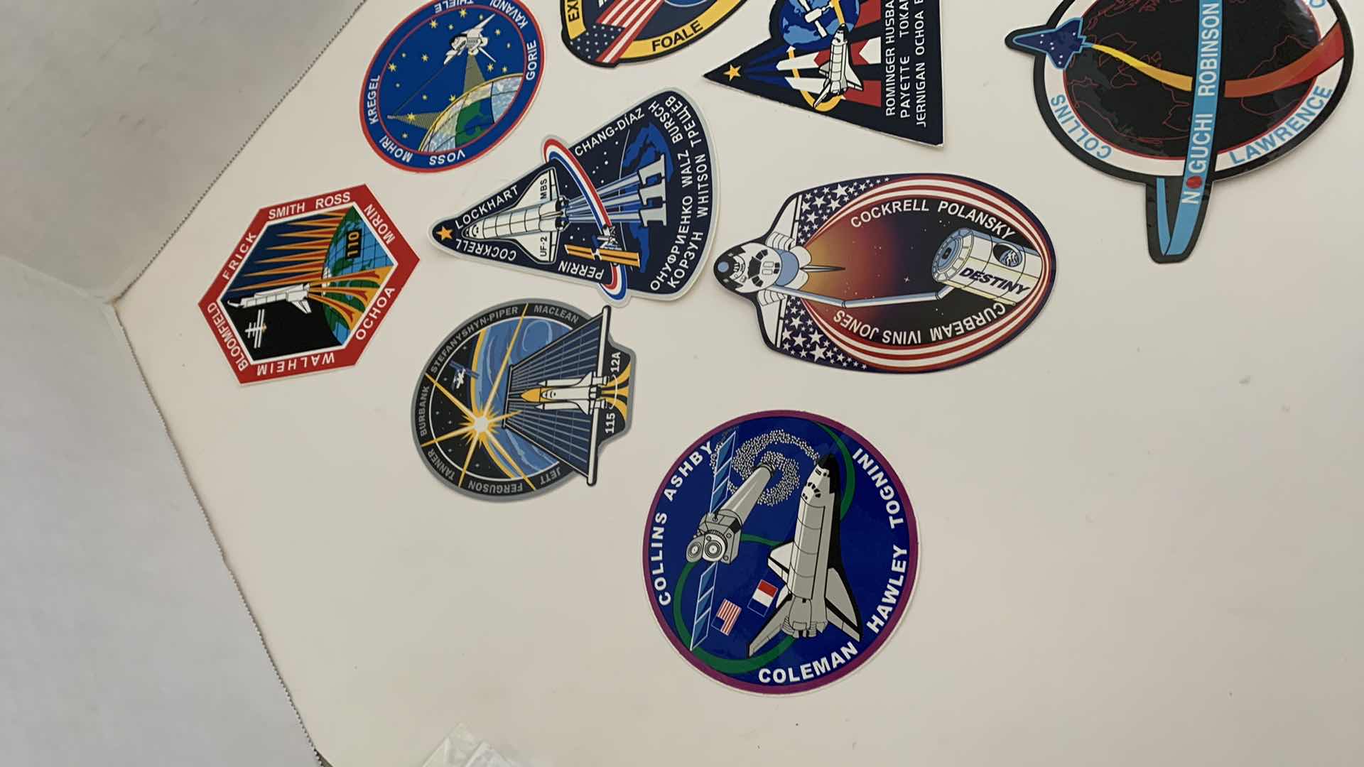 Photo 3 of 10 PCS SPACE SHUTTLE STICKERS