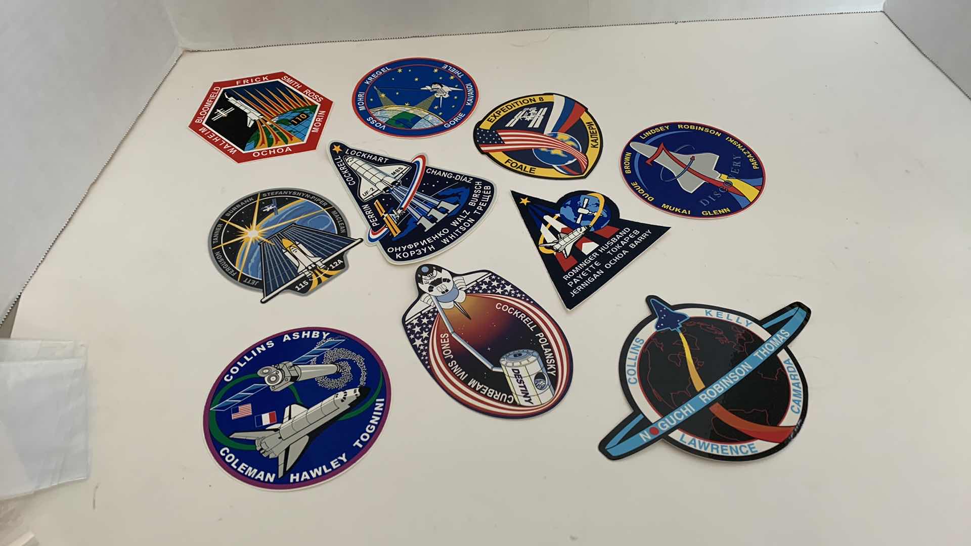 Photo 1 of 10 PCS SPACE SHUTTLE STICKERS