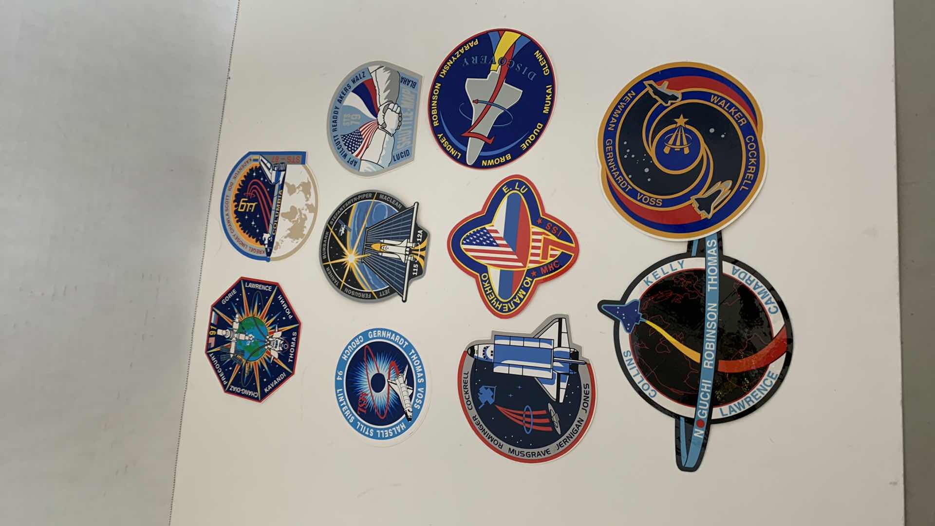 Photo 1 of 10 PCS SPACE SHUTTLE STICKERS