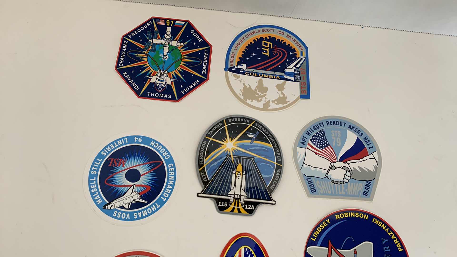 Photo 2 of 10 PCS SPACE SHUTTLE STICKERS