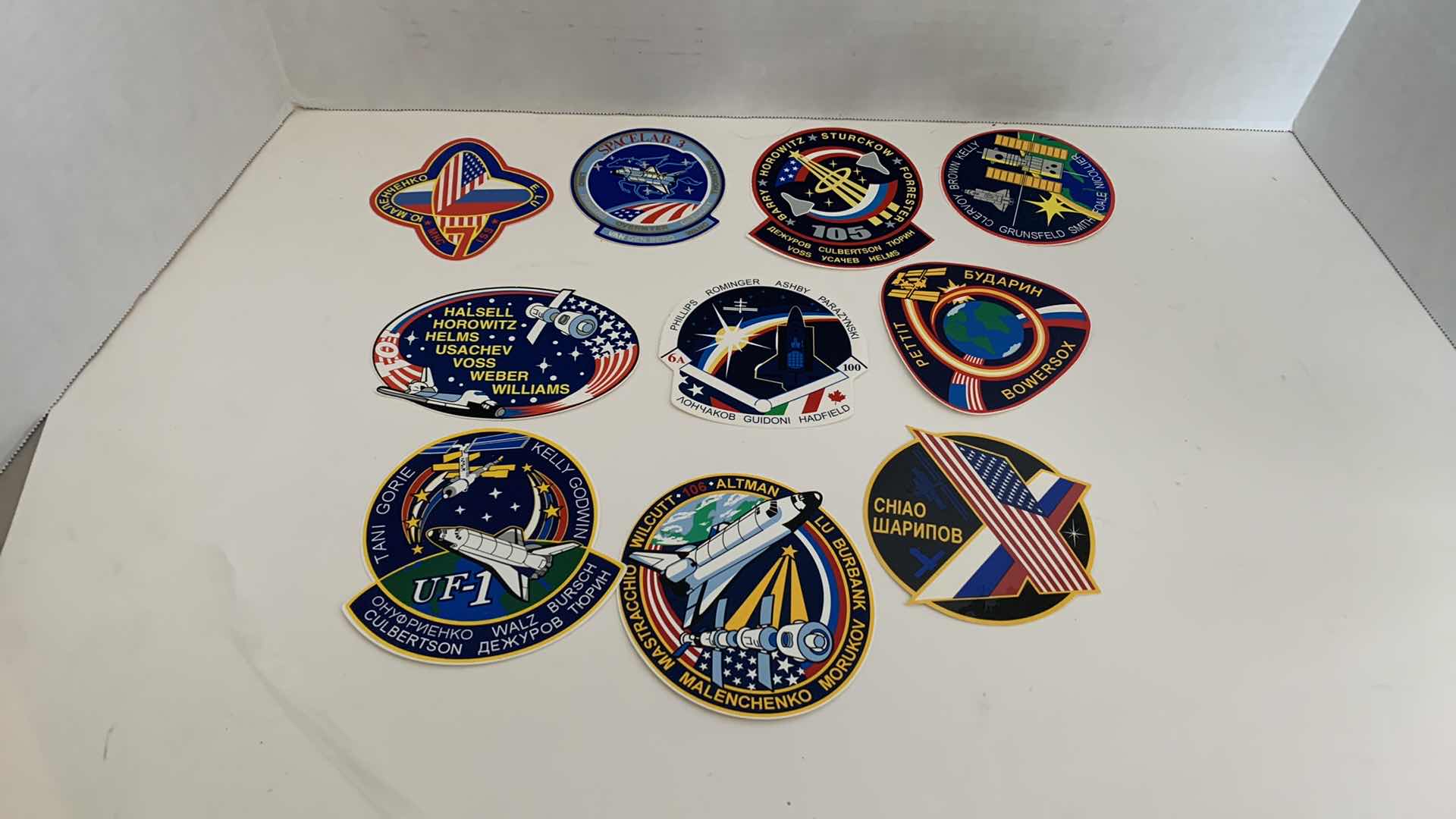 Photo 1 of 10 PCS SPACE SHUTTLE STICKERS