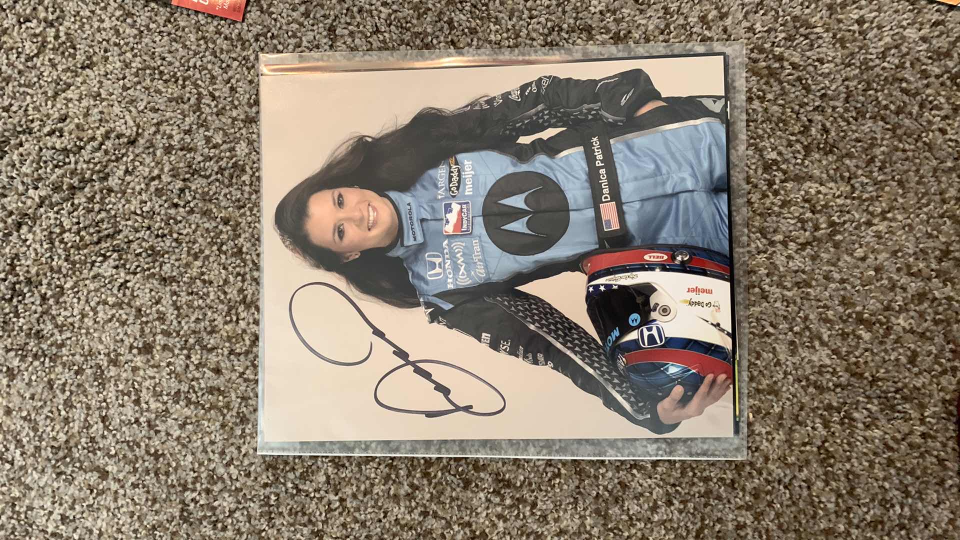 Photo 2 of DANICA PATRICK MOTOROLA RACING PHOTO AUTHENTICATED SIGNED AND MORE