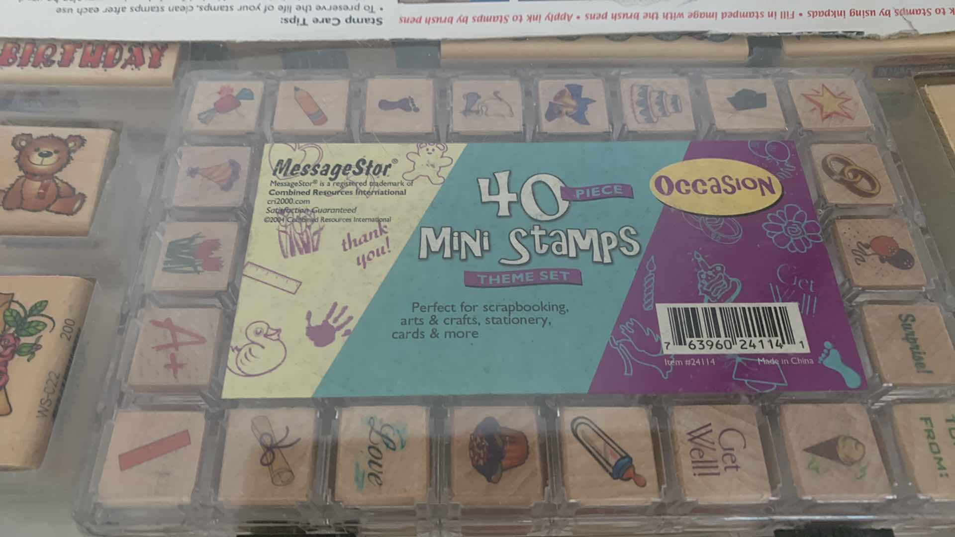 Photo 2 of 40 MINI STAMPS THEME SET