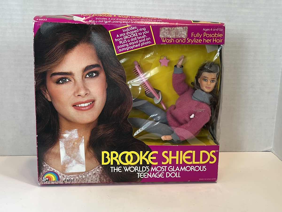 Photo 1 of 1982 LJN BROOKE SHIELDS DOLL MIB NRFB CELEBRITY TOY MOVIE FIGURE COLLECTIBLE 11.5”