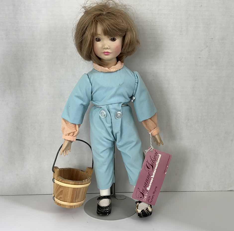 Photo 1 of COLLECTIBLE DOLL SUZANNE GIBSON DOLLS FEOM REEVES INTERNATIONAL 16”T