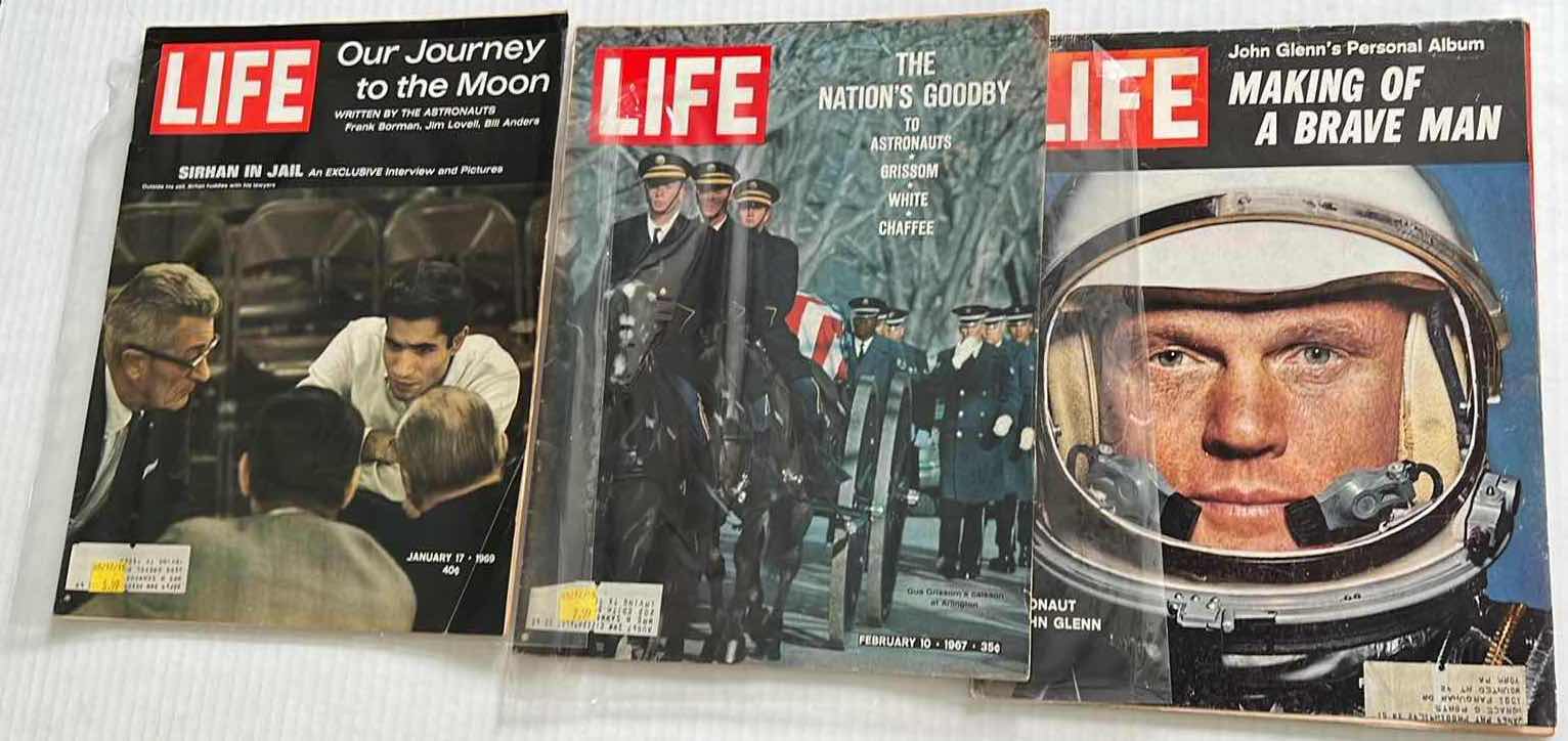 Photo 1 of LIFE COLLECTIBLE MAGAZINES ABOUT FAMOUS ASTRONAUTS