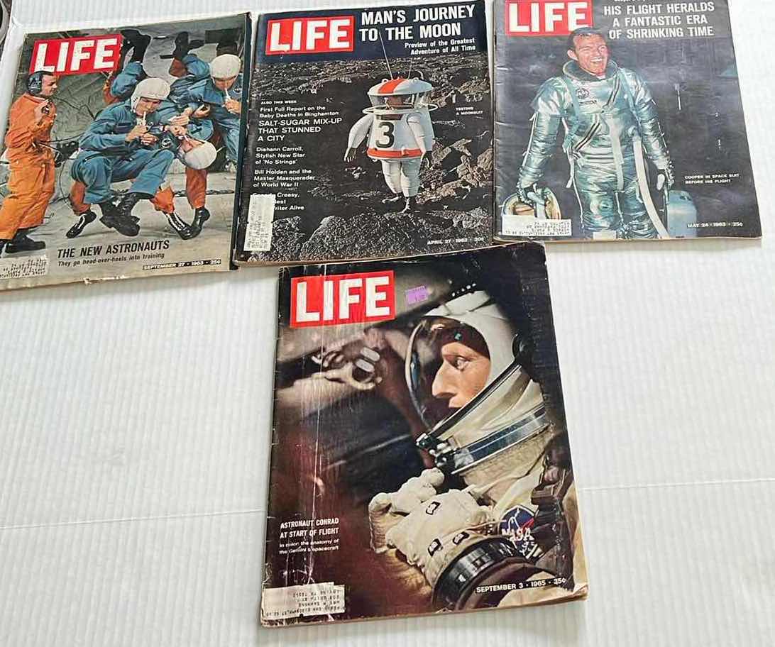 Photo 1 of COLLECTIBLE LIFE MAGAZINES ABOUT FAMOUS ASTRONAUTS