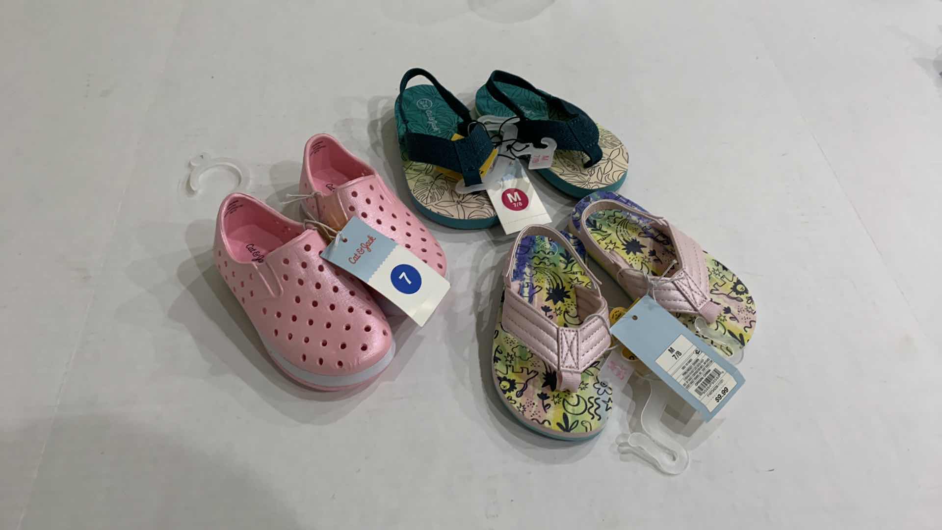 Photo 1 of TARGET CAT AND JACK ASSORTED SUMMER SHOES FOR KIDS SIZE 7/8